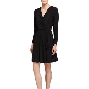Neiman Marcus Wrap Dress Long Sleeves SZ L